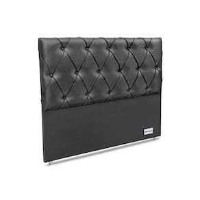 Painel De Cama Box Estofada Murat Facto Gray Queen - Courano Cinza - Ortobom
