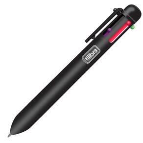 Caneta Esferográfica Rc6 Cores Tilibra - 0.7mm Preto