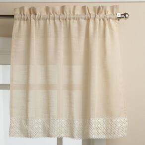Tratamento de cortinas Sweet Home Collection Salem French Vanilla