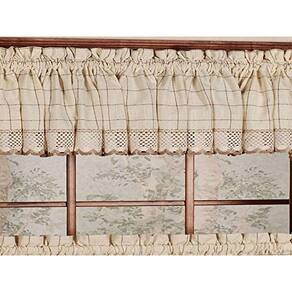 Cortinas de janela de cozinha Sweet Home Collection Adirondack