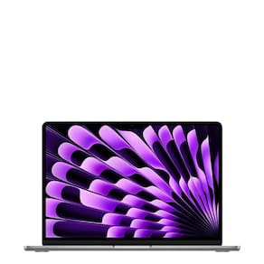 Apple MacBook Air 13", M3, CPU de 8 núcleos, GPU de 8 núcleos, 16GB RAM, 256GB SSD- Cinza-espacial