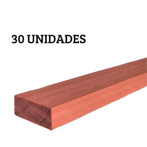 30 Ripas Sarrafos Eucalipto 2x5x100cm Aplainado Artesanato