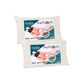 Travesseiro Viscoelástico Nasa Luxo King Nn1016 Kit C/ 2 Un (90x50) - Duo