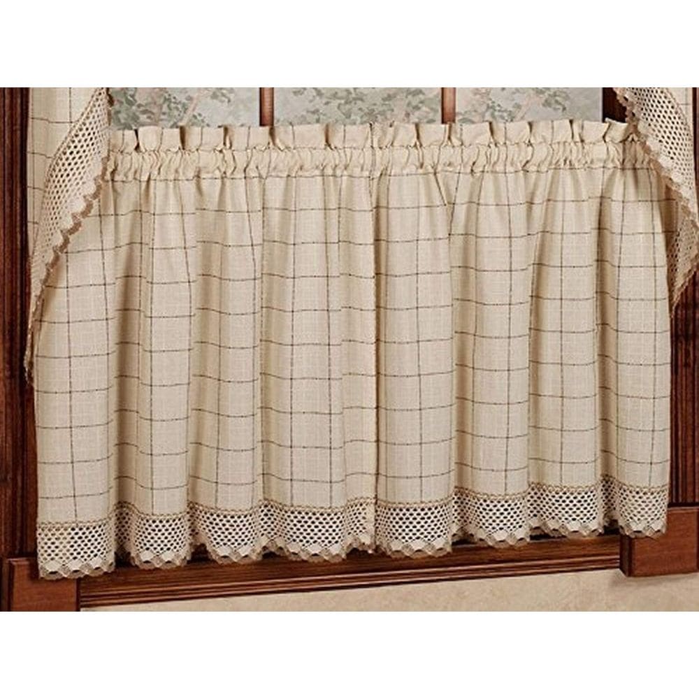 Cortinas de janela de cozinha Sweet Home Collection Adirondack