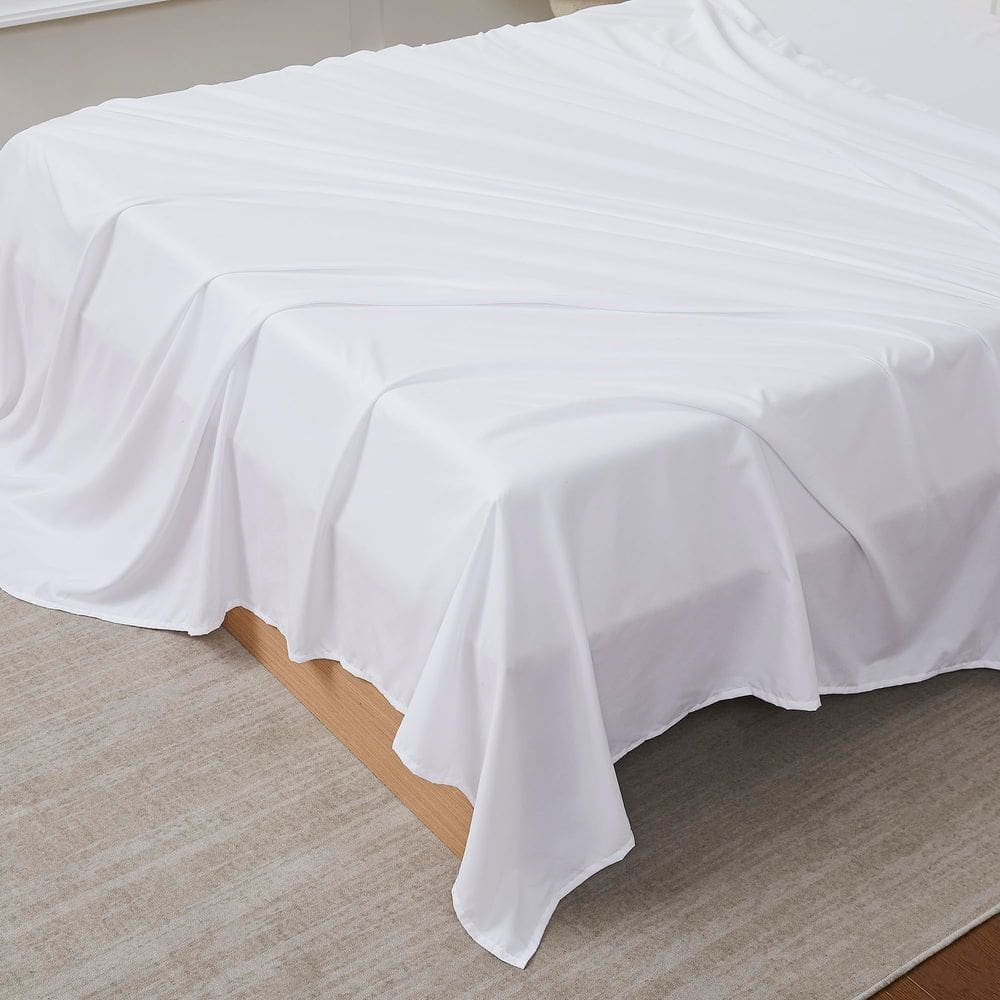 Folha plana Sweet Home Collection Ultra Soft Twin White