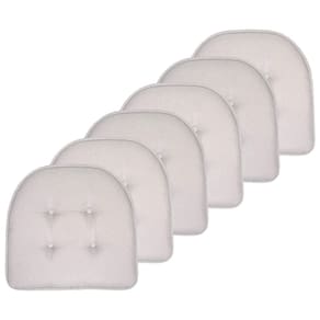 Almofada de cadeira Sweet Home Collection Memory Foam, pacote com 6