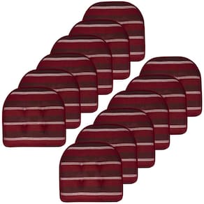Almofada de cadeira Sweet Home Collection Memory Foam, pacote com 12