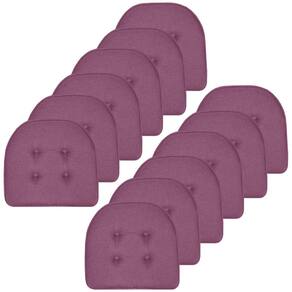 Almofada de cadeira Sweet Home Collection Memory Foam Purple x12