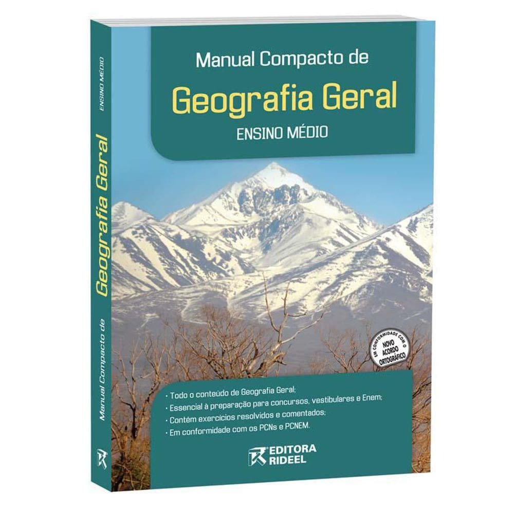Livro Manual Compacto De Geografia Geral - Ensino Médio
