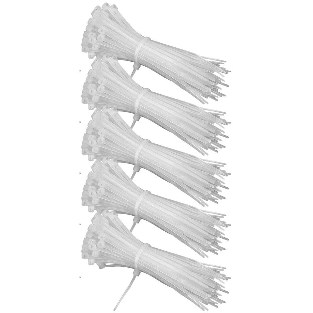 Abraçadeira Nylon Enforca Gato 2,5X100Mm Branco Com 1000 Un