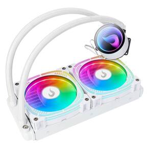 Water Cooler Rise Mode Aura Frost Pro 240mm - ARGB - Branco - RM-WCz-06-ARGB