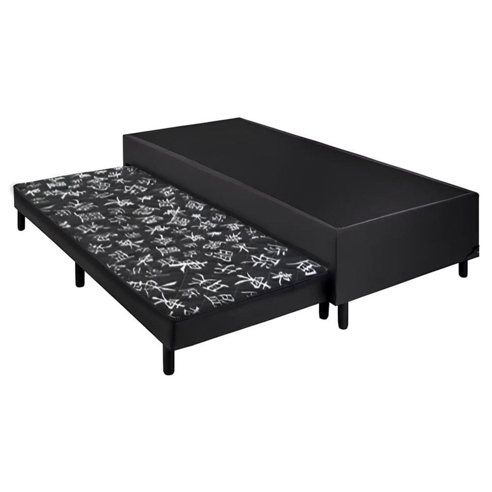 Base Cama Box + Auxiliar Espuma D23 188X88X38