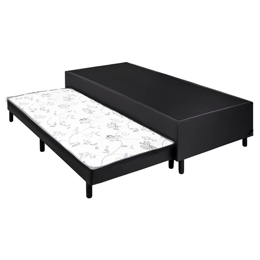 Base Cama Box + Auxiliar Espuma D23 188X88X38