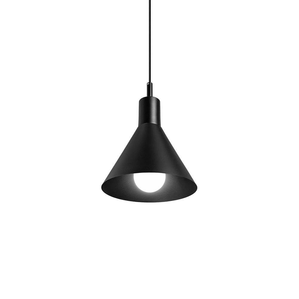 Lustre Pendente Blumenau Toni E27 Bivolt Preto