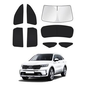 Conjunto de velas Sun Shade Set para Kia Sorento 2021-2025 8 unidades pretas