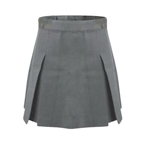 Saia escolar El13Uniforms Girl Grey Tamanho 38-50