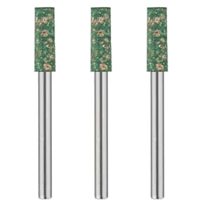 Kit 3 Pontas Montadas 4Mm Borracha Gergelim Com Haste 3Mm