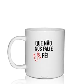 Kit 2 Canecas Brancas Personalizadas Para Home Ofice Ca Fé