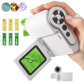 Microscópio Dcorn 1000X com tela LCD portátil 3 em 1 para crianças 3-12