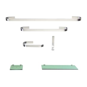 Kit Para Banheiro Platinum 03 Verde 6 Peças