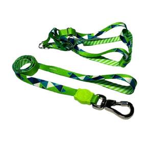 Coleira Peitoral Cães Super Premium Seda 15 Mm - Verde Nº3