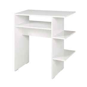 Mesa Escrivaninha Suporte Branca 710x765x300mm