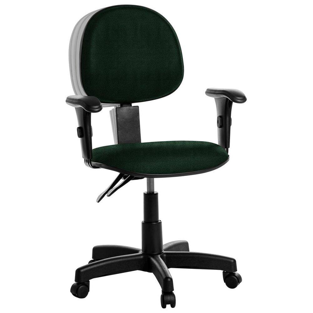 Cadeira Ergonômica Executiva Com Braço Rcp Cor:Verde