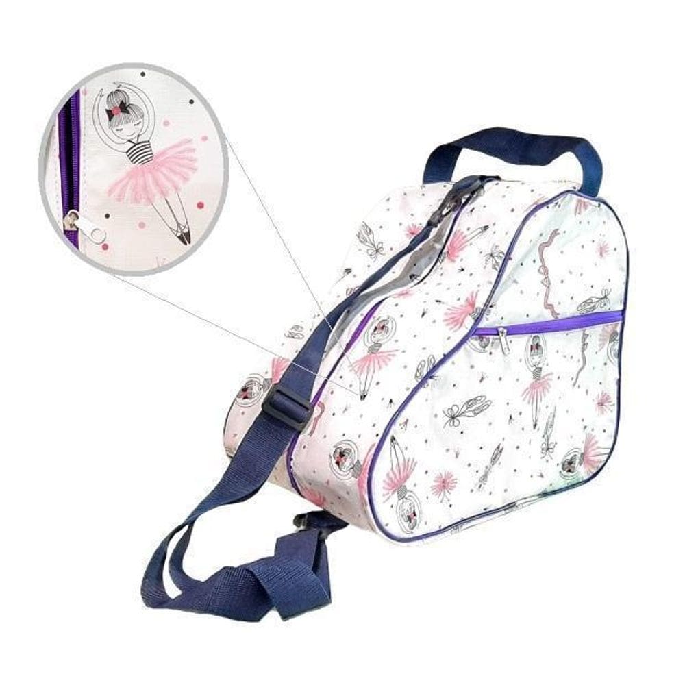 Mochila Bolsa Para Patins Quad Infantil In Line Patinação