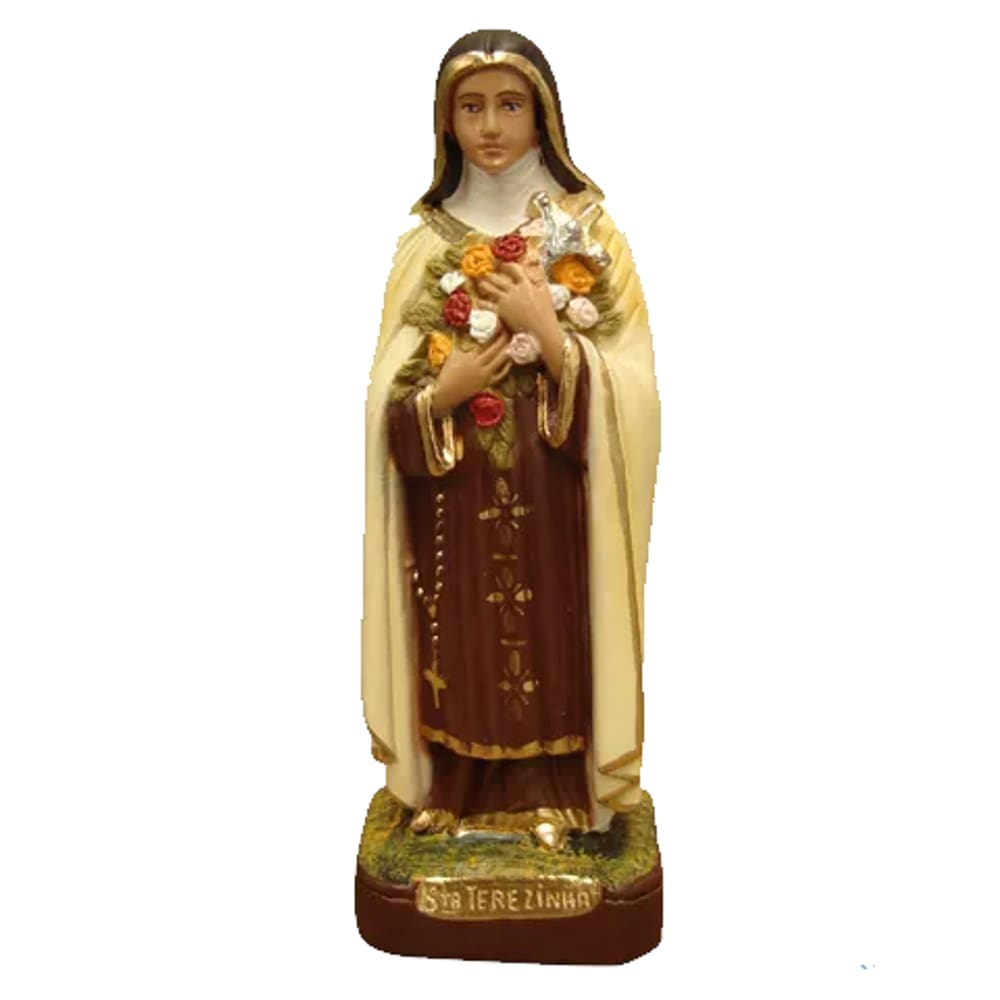 Imagem de Santa Terezinha 20cm em Gesso