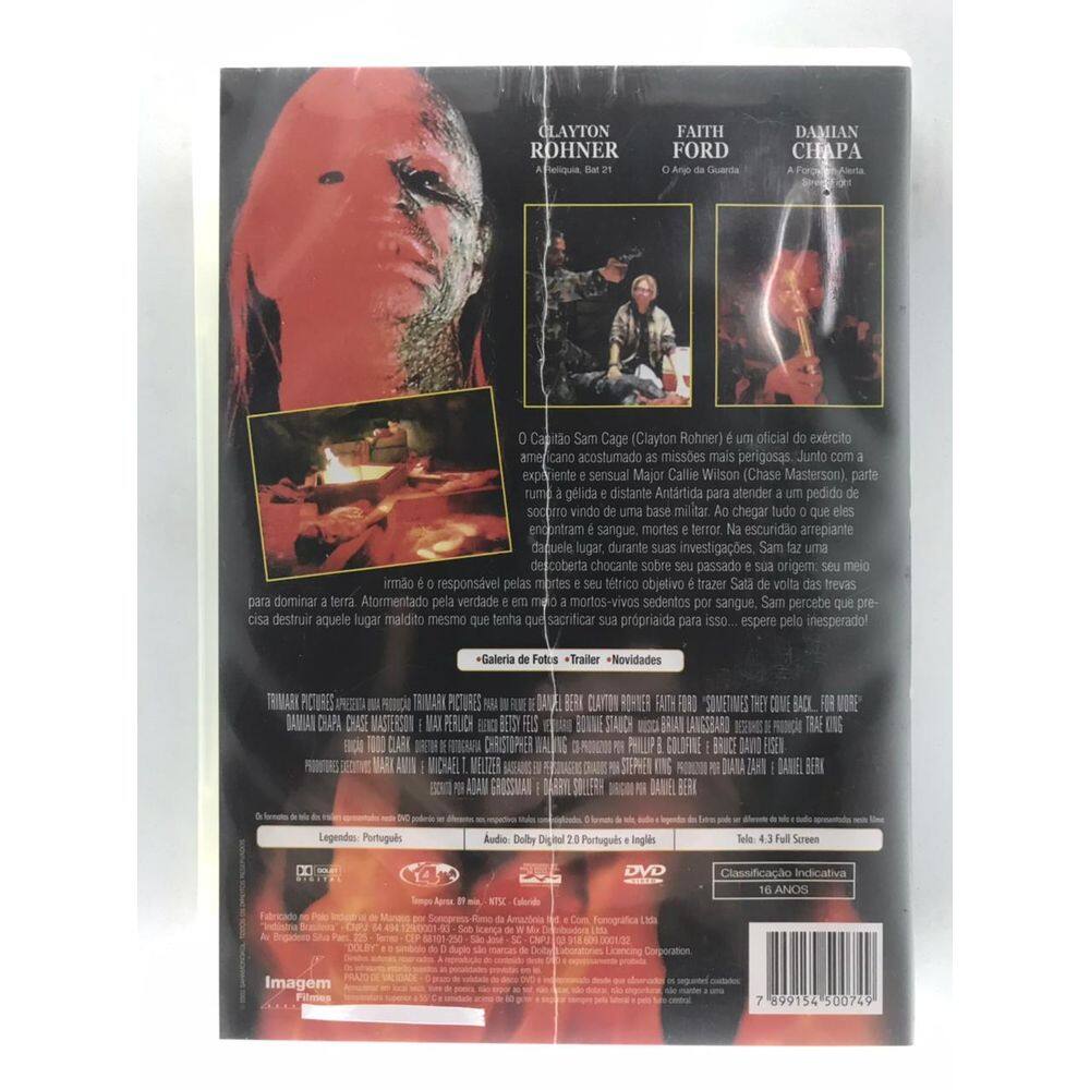 DVD Filme Às Vezes Eles Voltam | Casas Bahia
