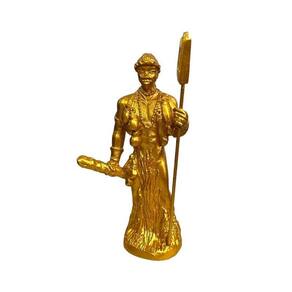 Escultura Exu Do Ouro Orixa 15 Cm Em Resina