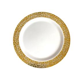 Prato Natal Réveillon Jantar/Petiscos 22.8cm - Plástico Resistente