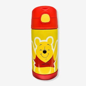 Garrafa Térmica Infantil Click Canudo 300ml Ursinho Pooh