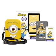 Tablet Positivo Vision Tab 7 Minions - Octa-Core 3GB RAM 64GB, 7” IPS, Android 14  Go, Wi-fi - Capa e Bolsa - Preto