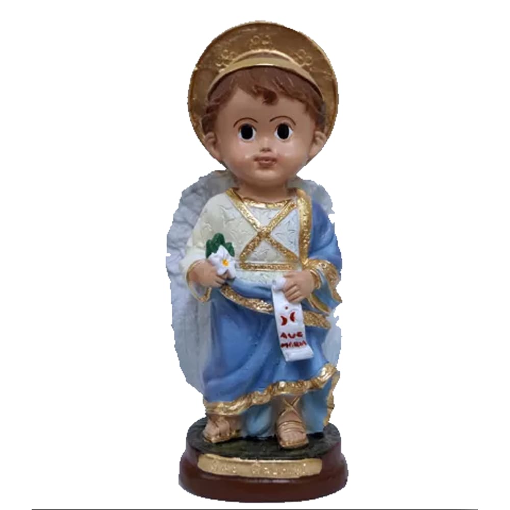 Imagem de São Gabriel 15cm em Gesso Linha Infantil
