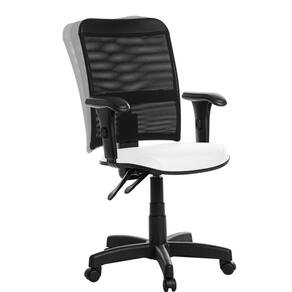 Cadeira Escritório Ergonômica Tela Com Braço Rv Cor:Branco