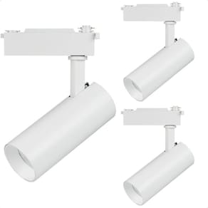 Kit 3 Spot Led Mr16 Para Trilho Eletrificado Branco 110/220v 6500k Frio
