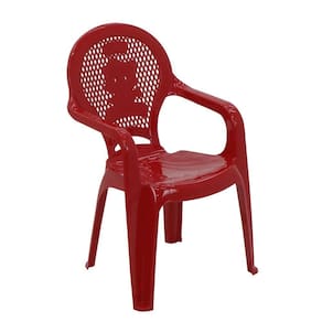 Cadeira Infantil Tramontina Catty Estampada Em Polipropileno Vermelho