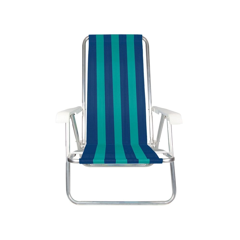 Cadeira de Praia 4 Posições Mor Alumínio - Item Variado