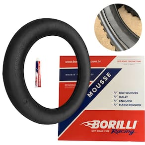 Mousse Borilli Motocross Velocross Pneu Traseiro 110/90-19