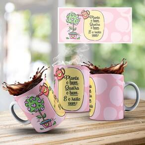 Caneca de Porcelana Personalizada Religião Cristã Deus no Comando