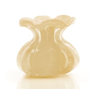 Vaso Trouxinha Em Cristal Murano Pérola São Marcos