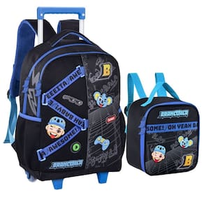 Kit Mochila Rodinha Lancheira Infantil Youtuber Brancoala