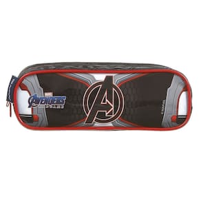 Estojo Avengers Duplo Compartimento Infantil Escolar