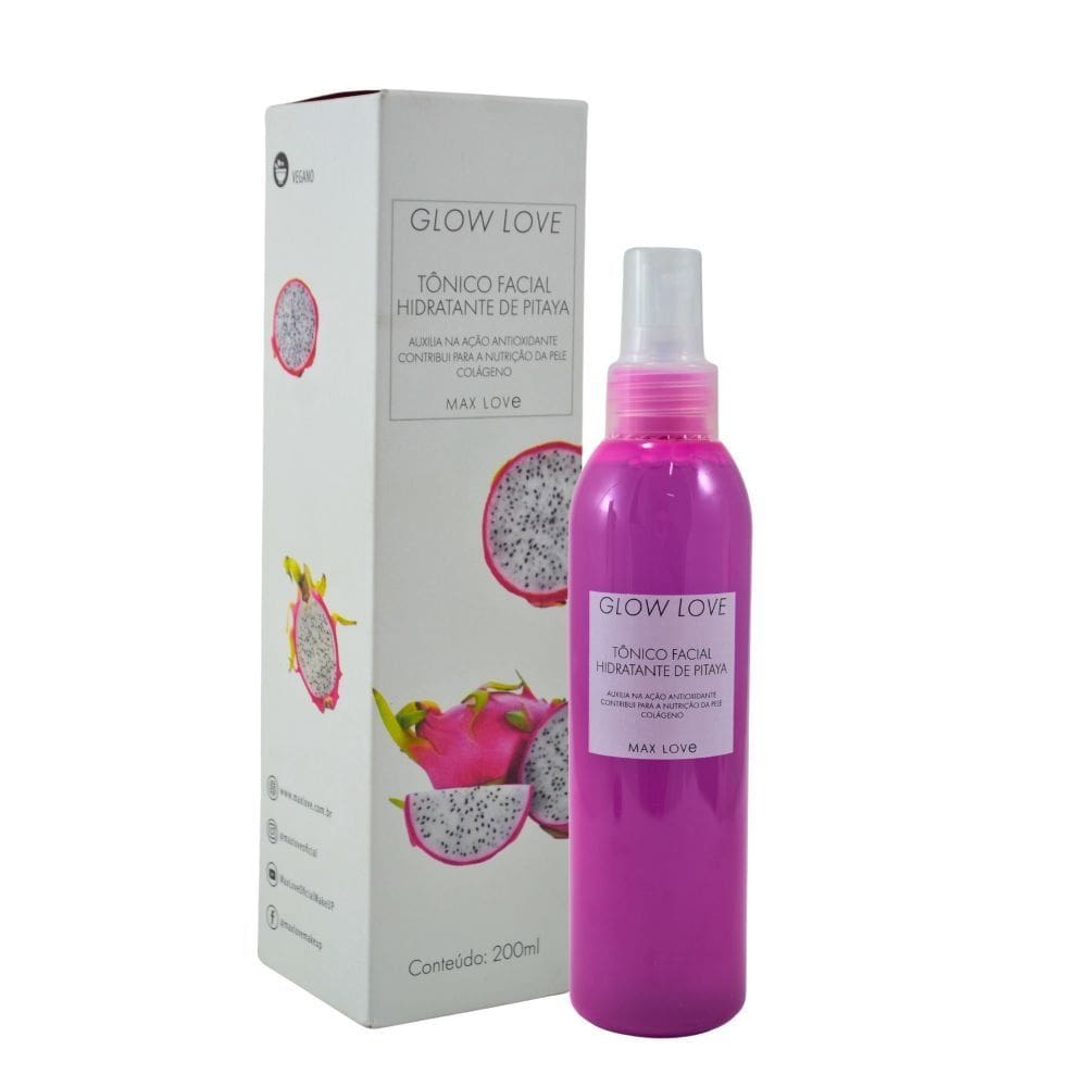 Tônico Facial Hidratante Glow Love Pitaya Max Love
