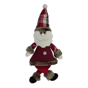 Kit 4 Pendente Boneco Papai Noel árvore Natal Tecido De 30cm