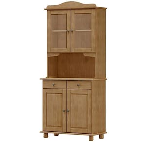 Cristaleira Madeira Maciça 4 Portas 88 Cm 8926 Freijo Milani Store Freijo
