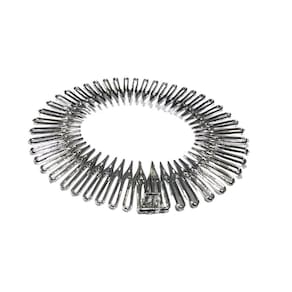 Tiara Bell Prata 12Cm Prendedor Cabelo 1 Unidade