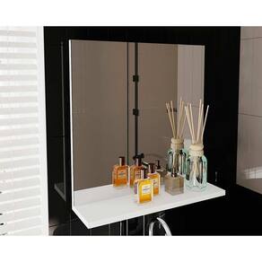 Espelheira De Banheiro 3642 45x46,5cm Branco - Tecno Mobili