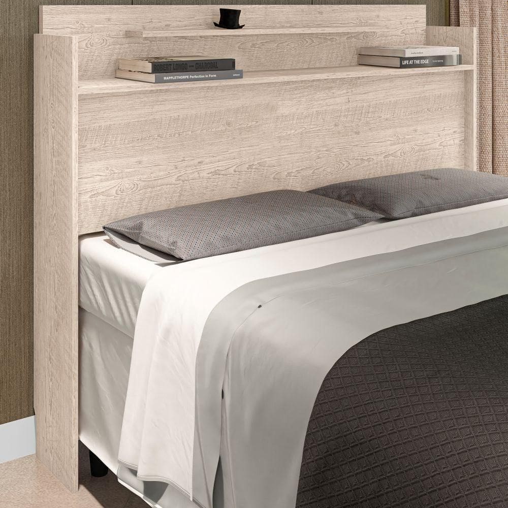 Cabeceira Queen Box Charlotte Amarula